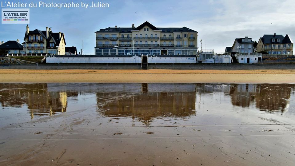 Un petit cliché de la Plage de Jullouville ce matin…