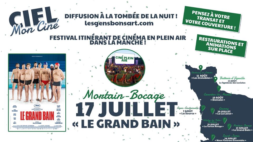 CIEL MON CINÉ Mortain 17 Juillet – Le Grand Bain