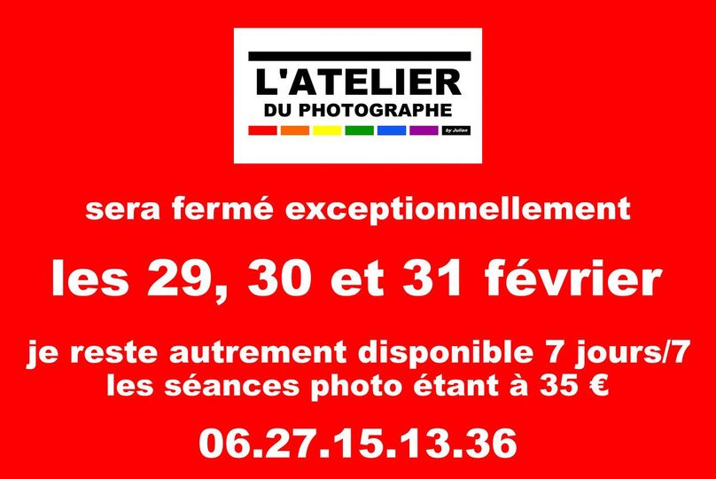 Fermeture exceptionnelle