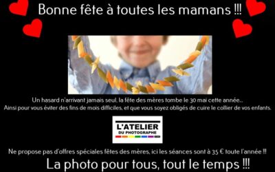 Avec un peu d’avance, bonne fête à toutes les mamans !!! 🥰🥰🥰