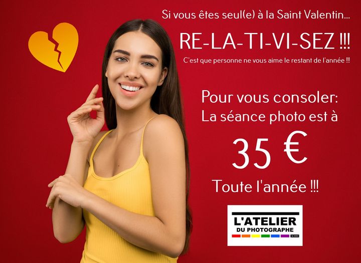 Les bons plans pour la Saint Valentin, c’est à L’Atelier du Photographe by Julien / Carentan – Manche – Normandie 😜