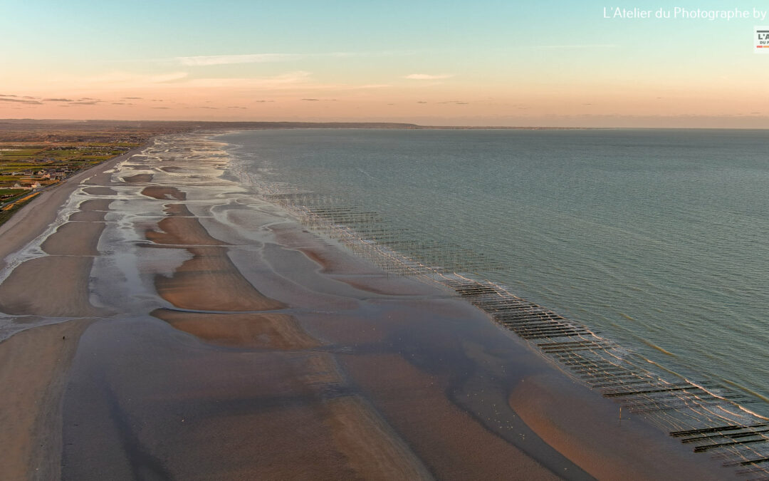 🤩 « La baie du Cotentin vue du ciel » 🌥