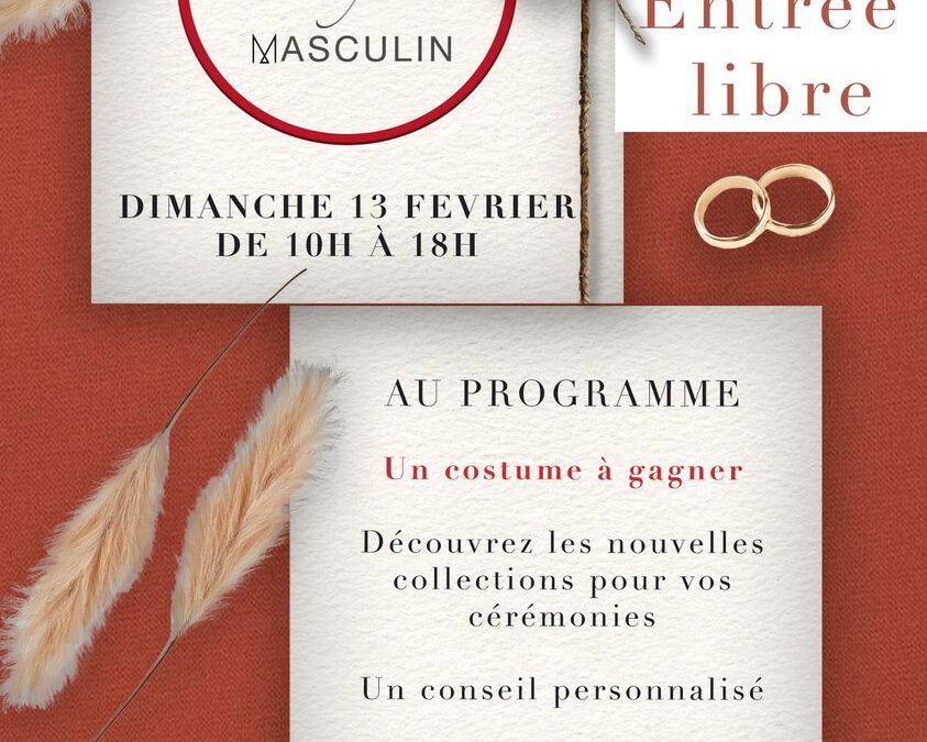 💥 On se donne rdv à Masculin Boutique