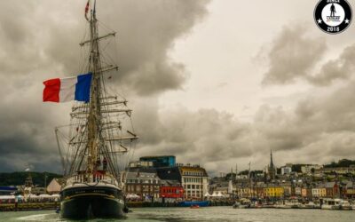 Arrivée ce matin du « Géant des mers » au Fécamp Grand’Escale 2022.⛵️