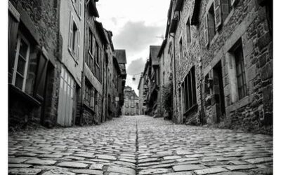 ⬆️De haut ⬇️en bas Du noir et blanc☯️ à la couleur🌈 Dinan – Vallée de la Rance Tourisme