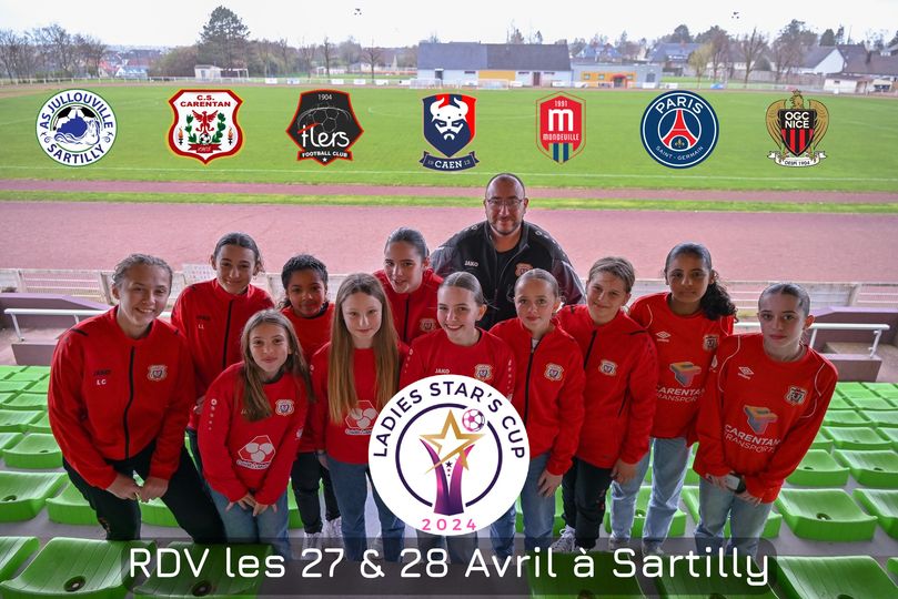💁‍♀️Les U13 du cscarentanfootball.com vous donnent RDV les 27 et 28 avril prochain pour la Ladies star’s cup.