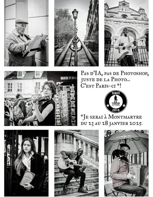 🚆L’Atelier du Photographe by Julien / Carentan – Manche – Normandie s’exporte… (Paris- ci 😜)