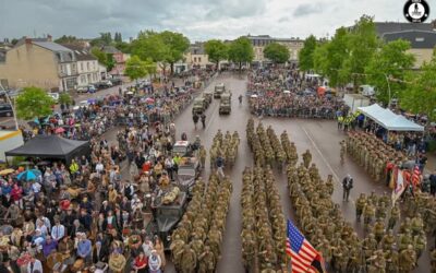 🪖🥾 L’arrivée de la Carentan Liberty March