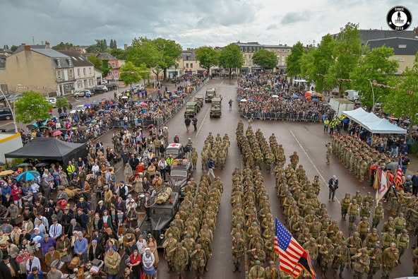 🪖🥾 L’arrivée de la Carentan Liberty March