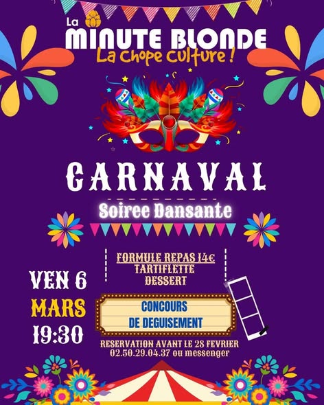 🎉 À l’occasion du carnaval,